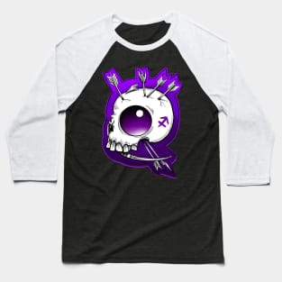 Sagittarius skull Baseball T-Shirt